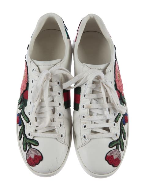 gucci new ace shoes|Gucci ace embroidered shoes.